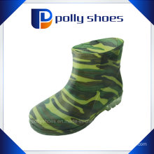 Factory Supply Black High Cylinder PVC Rain Shoes